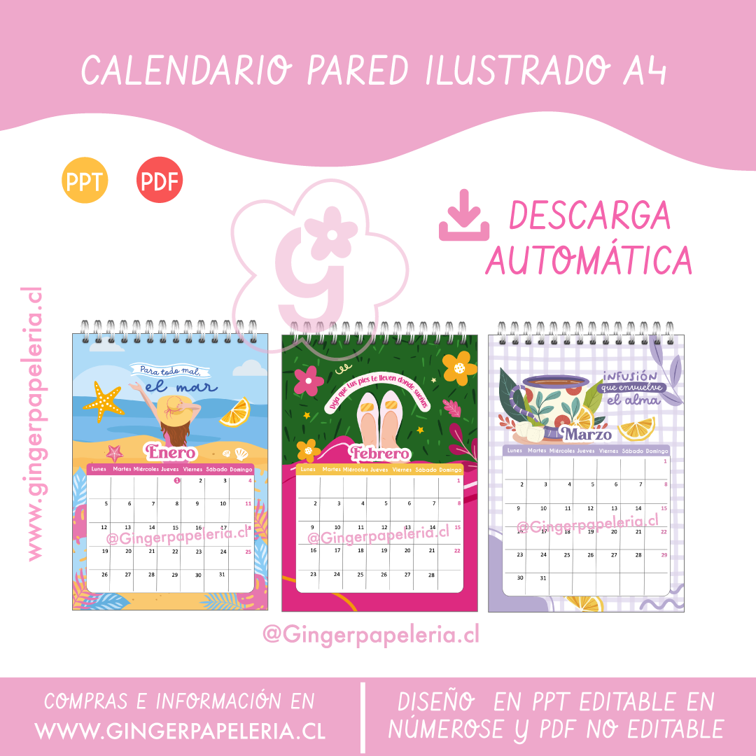 Digital Calendario Pared 2026 1