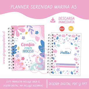 Digital Planner Serenidad Marina 