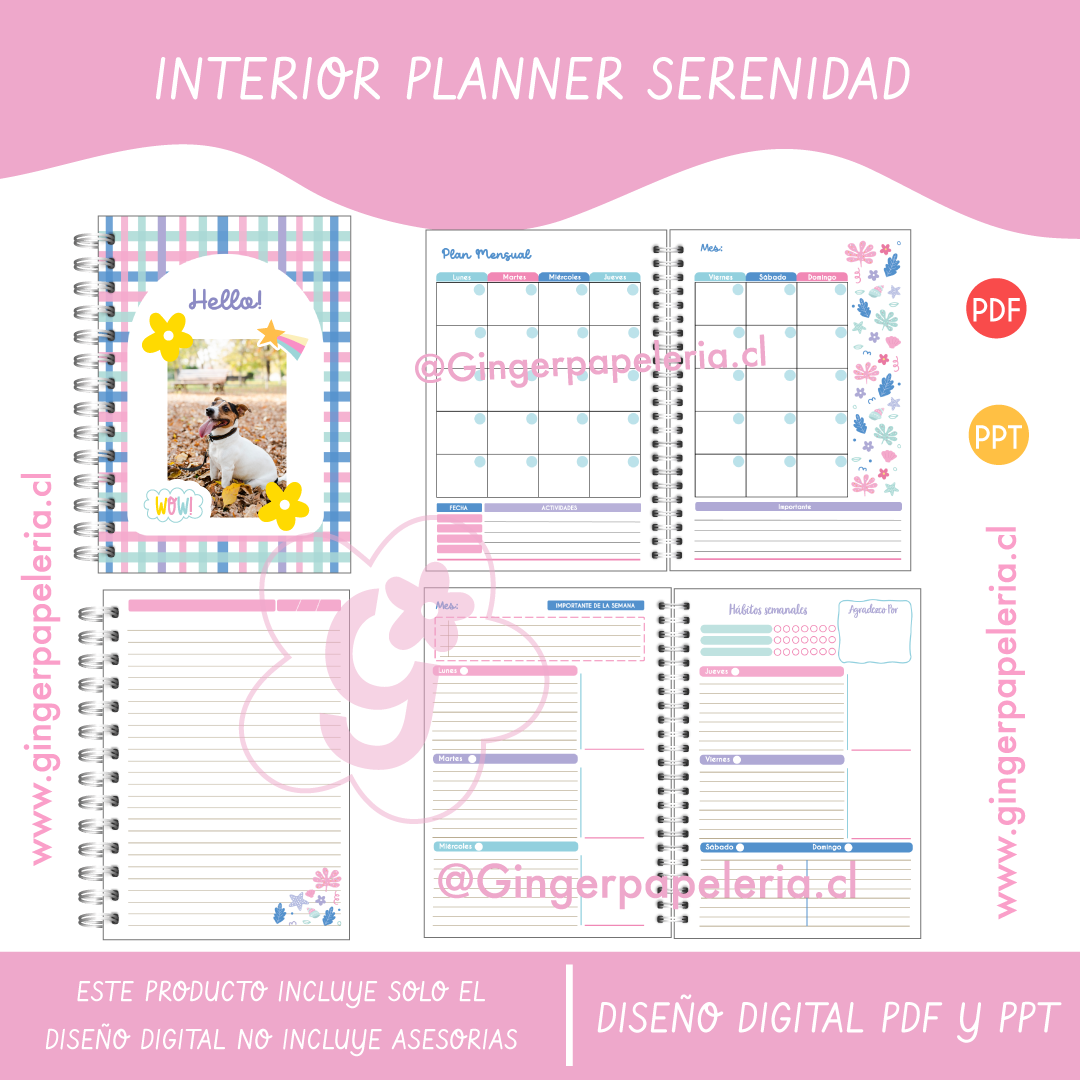 Digital Planner Serenidad Marina  2