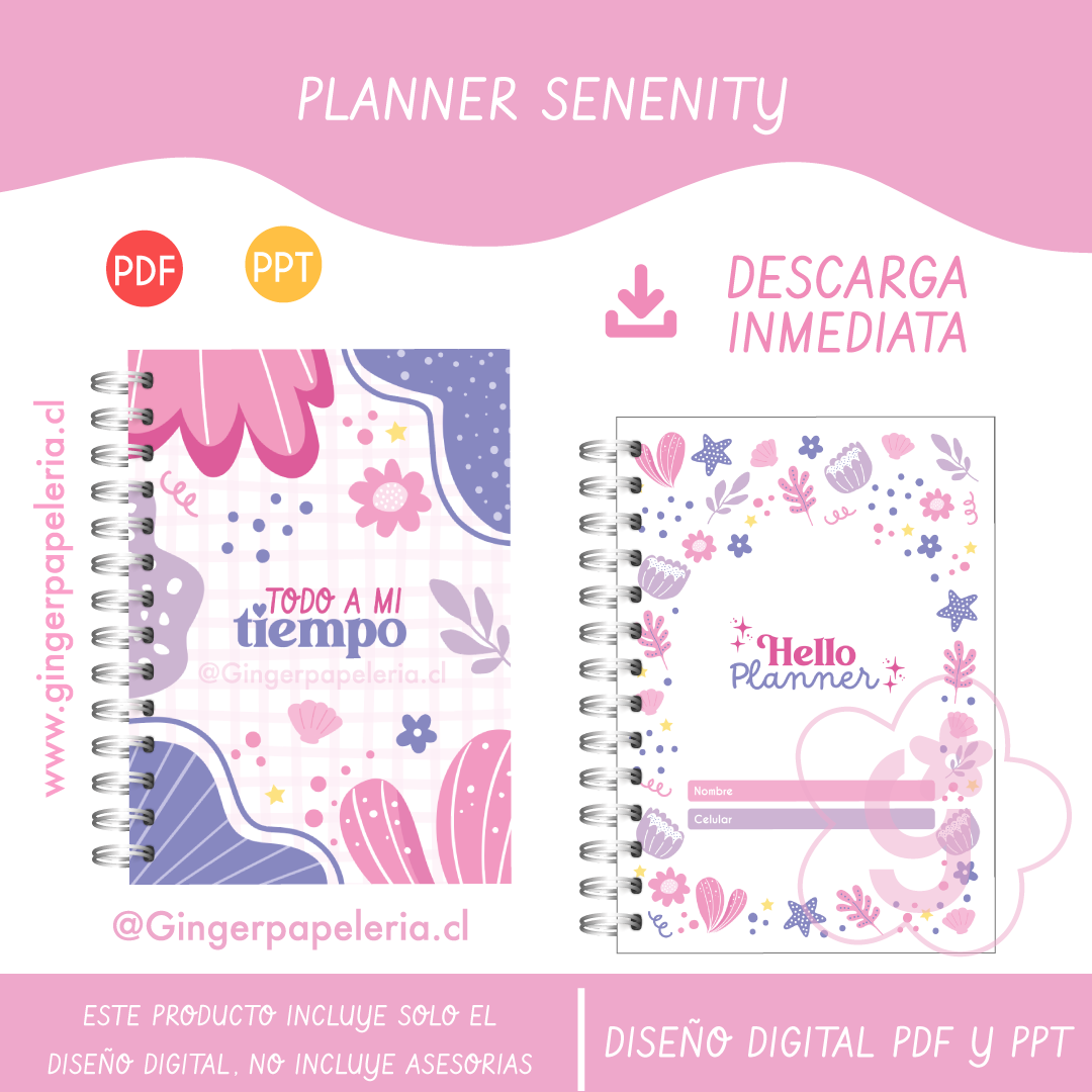 Digital Planner Serenity  1