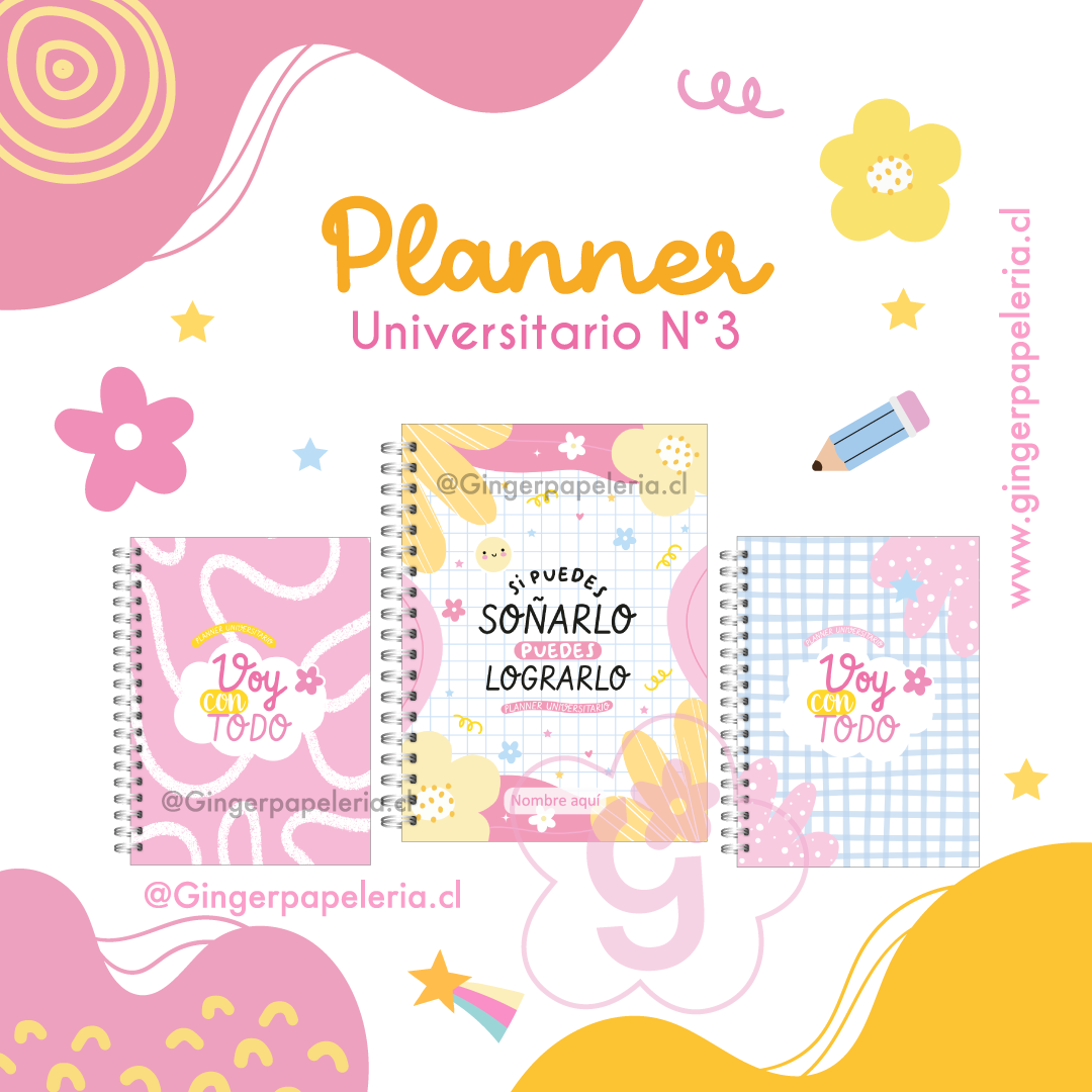 Digital Planner Universitario Mujer N° 3  1
