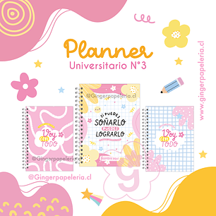 Digital Planner Universitario Mujer N° 3 