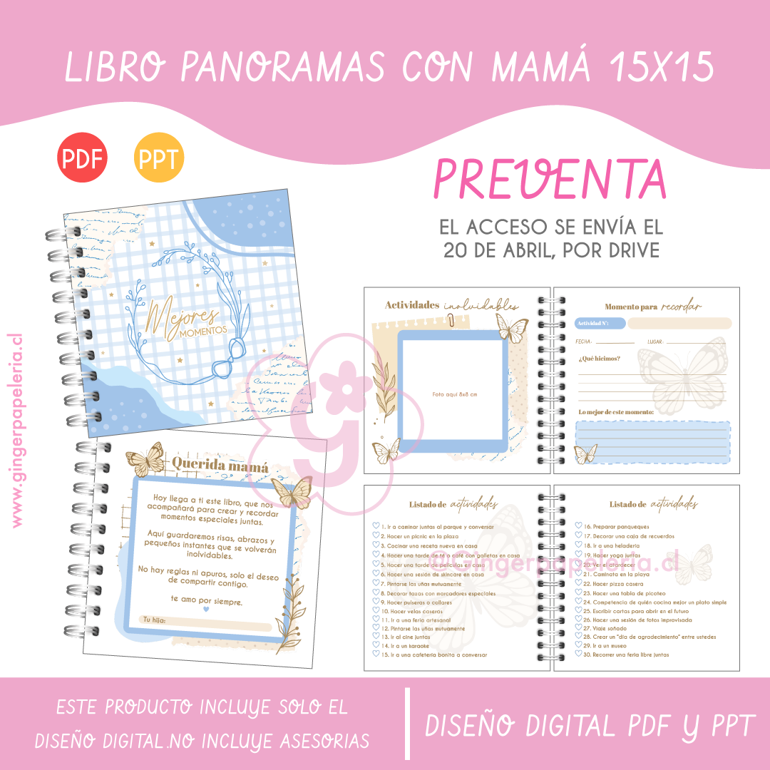 Digital Set panoramas con mamá - Sweet Collection 1