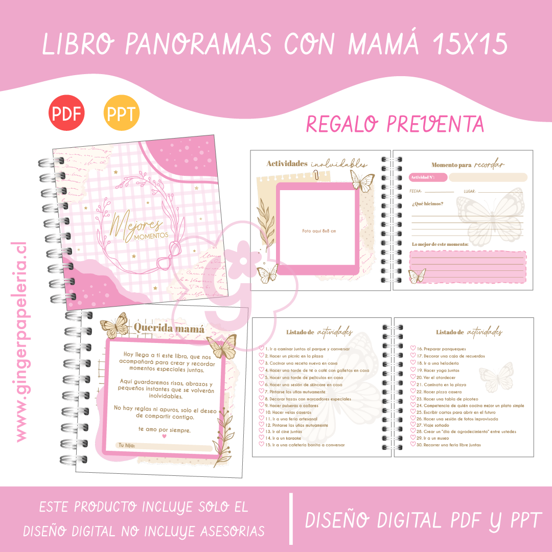 Digital Set panoramas con mamá - Sweet Collection 3