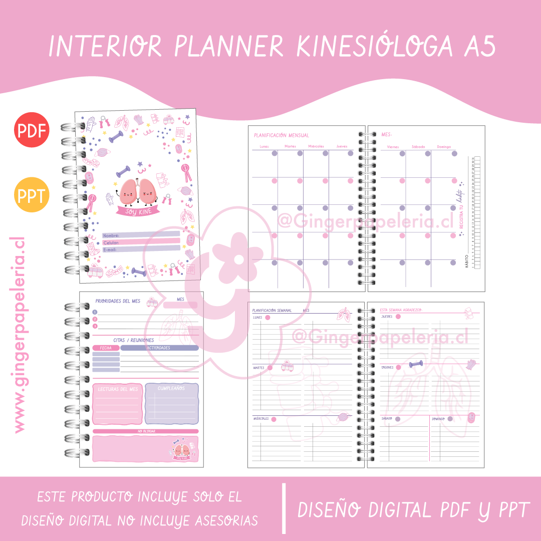 Digital Planner Kinesióloga n°2 2