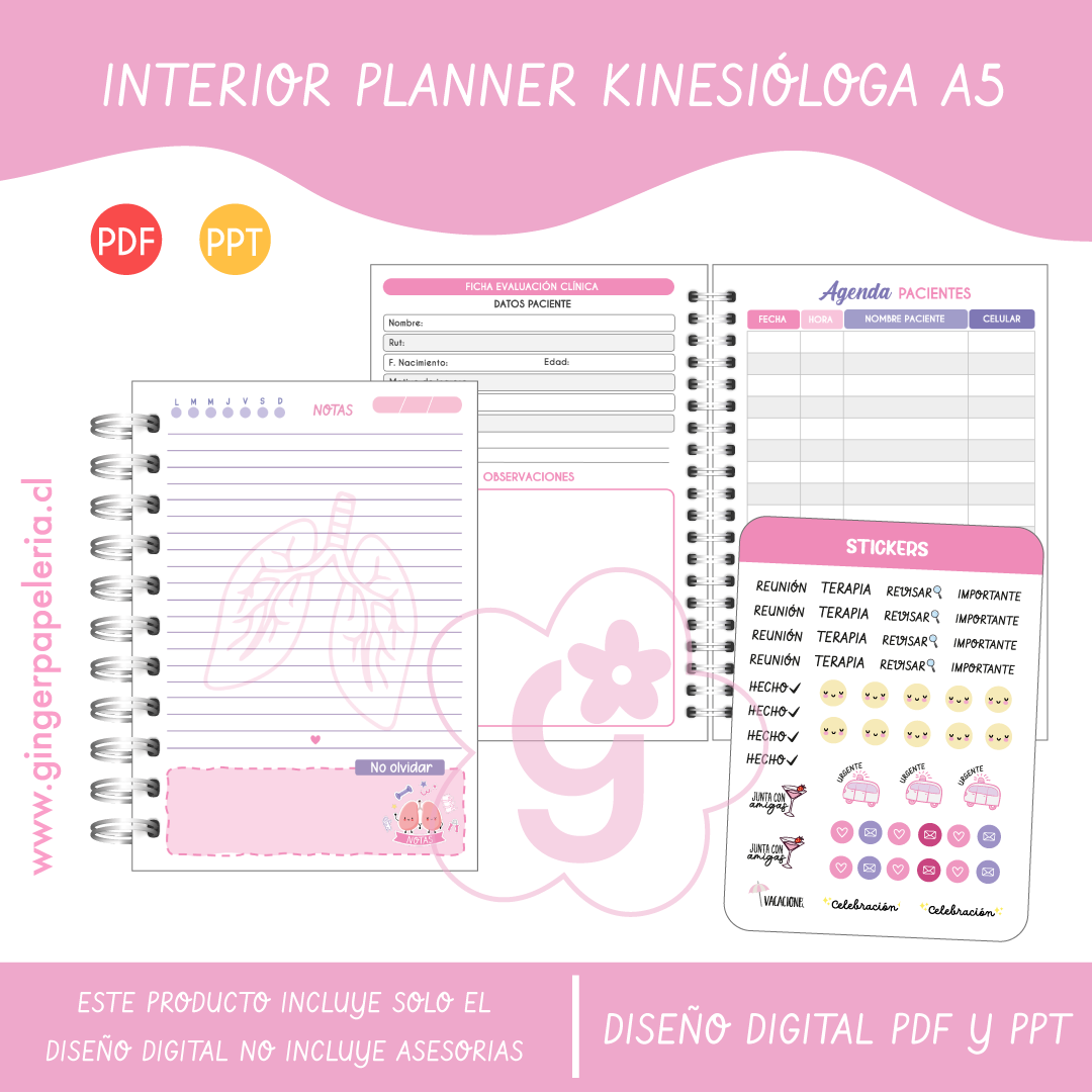 Digital Planner Kinesióloga n°2 3