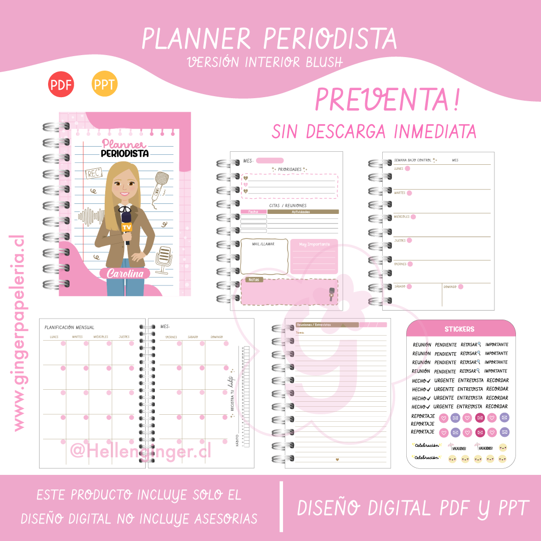 Digital Planner Periodista N° 1 1