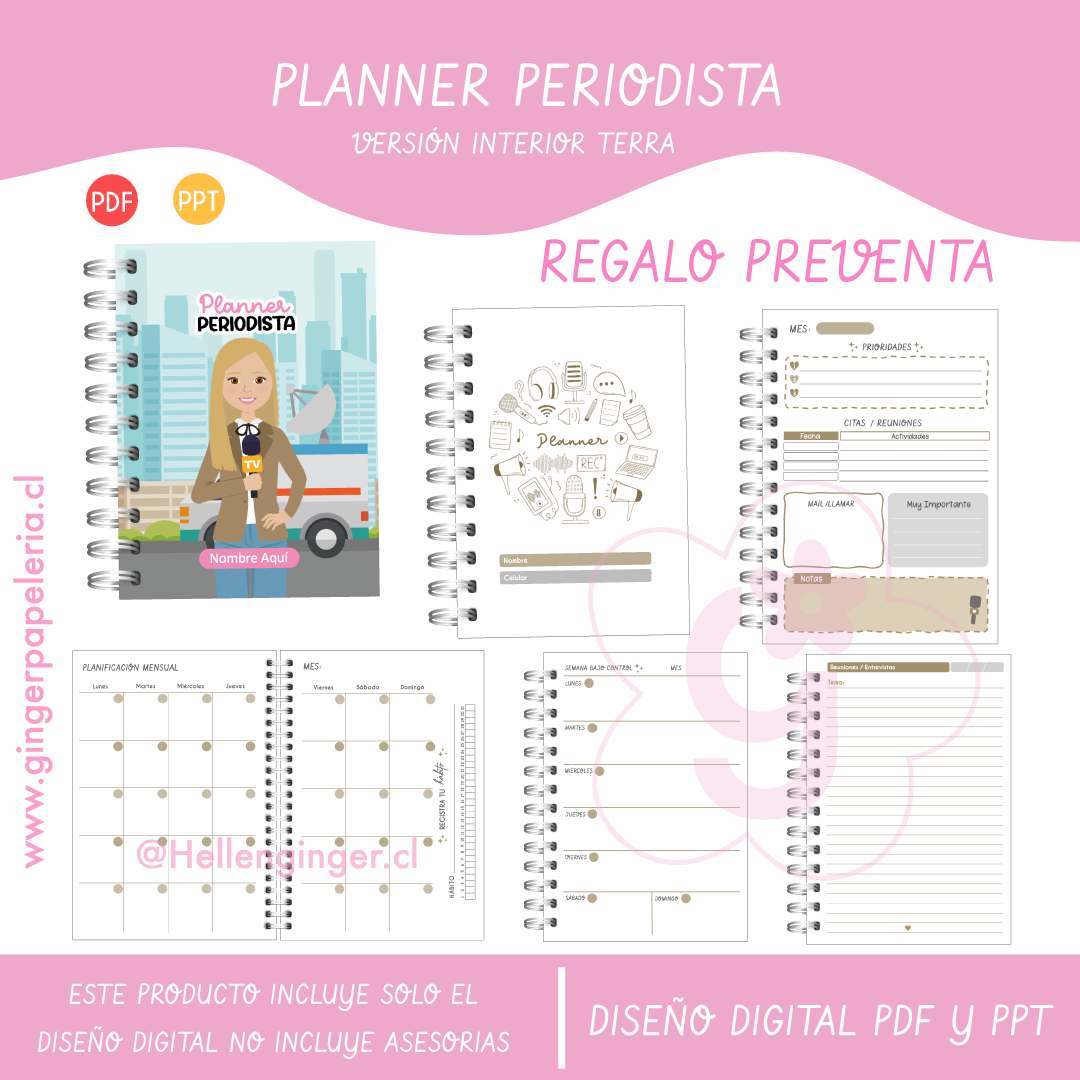 Digital Planner Periodista N° 1 3