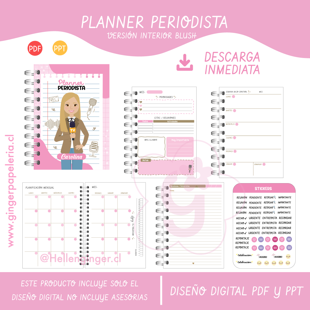 Digital Planner Periodista N° 1 1
