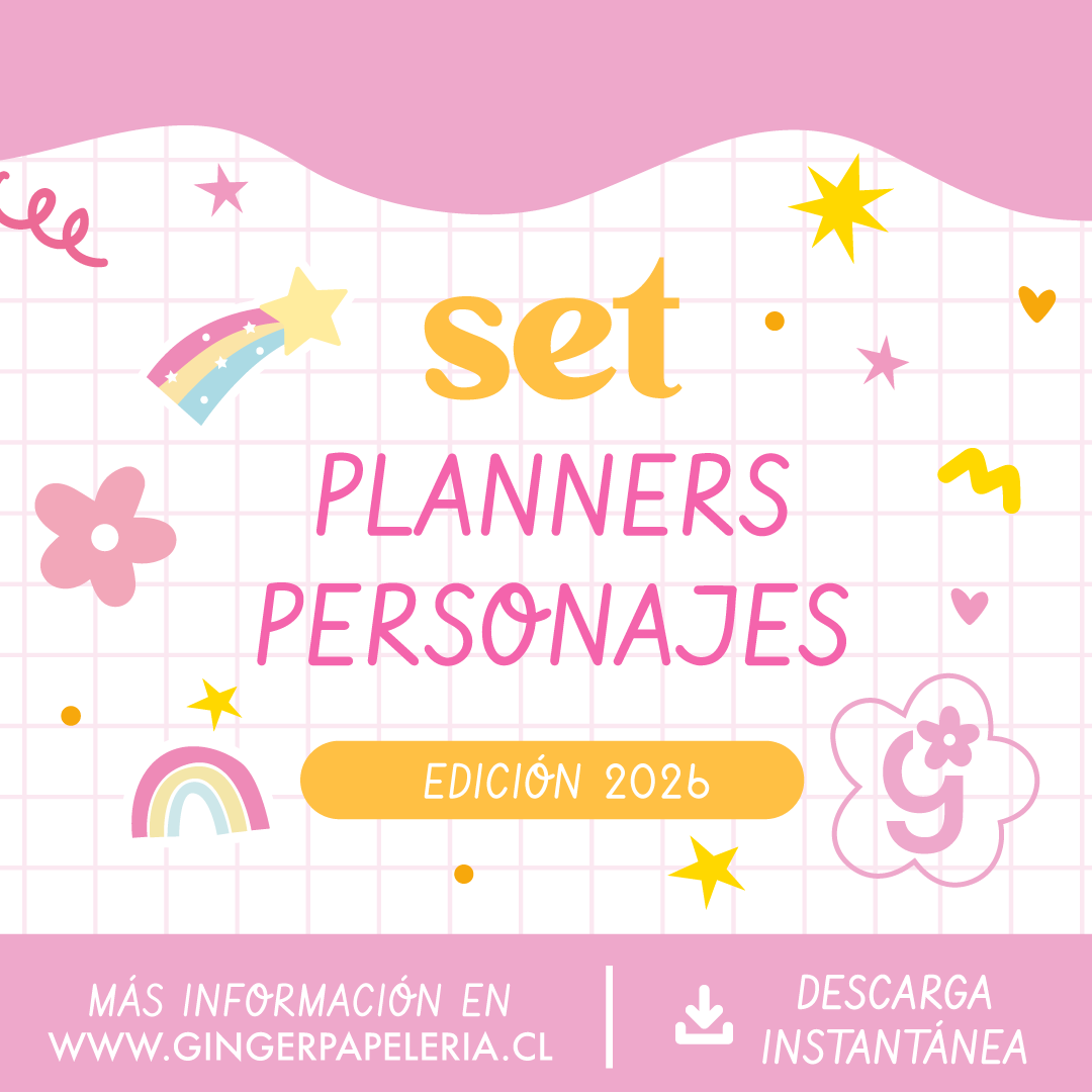 Digital Set Planners Personajes  1