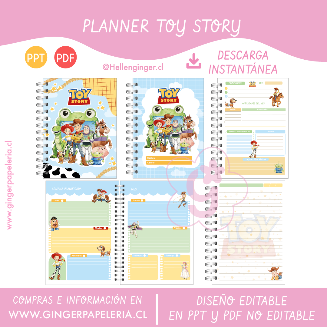 Digital Set Planners Personajes  6