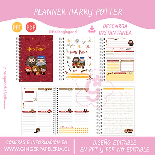 Digital Planner Harry Potter 