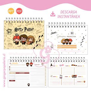 Digital Planner Semanal Harry Potter