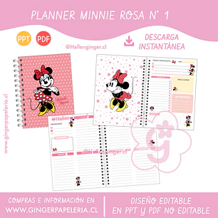 Digital Planner Minnie N° 1