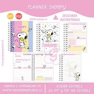Digital Planner Snoopy