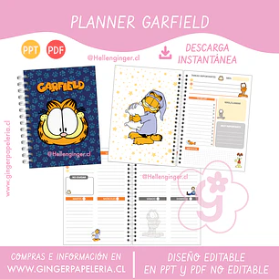 Digital Planner Garfield