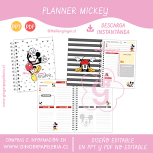 Digital Planner Mickey