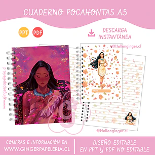 Digital Cuaderno Pocahontas
