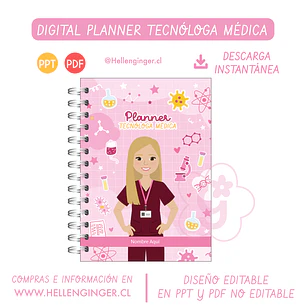 Digital planner Tecnóloga Médica