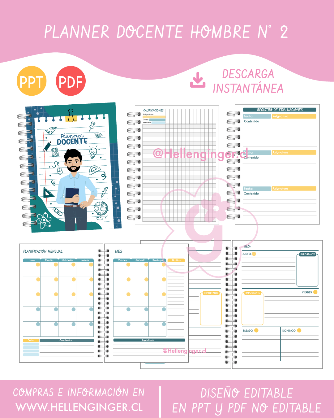 Digital kit Planners Docente  8