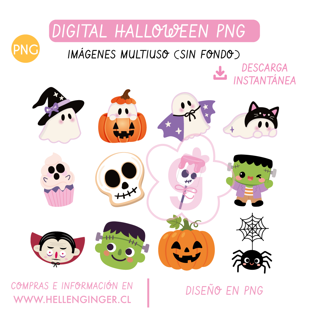 Digital halloween Cute  1