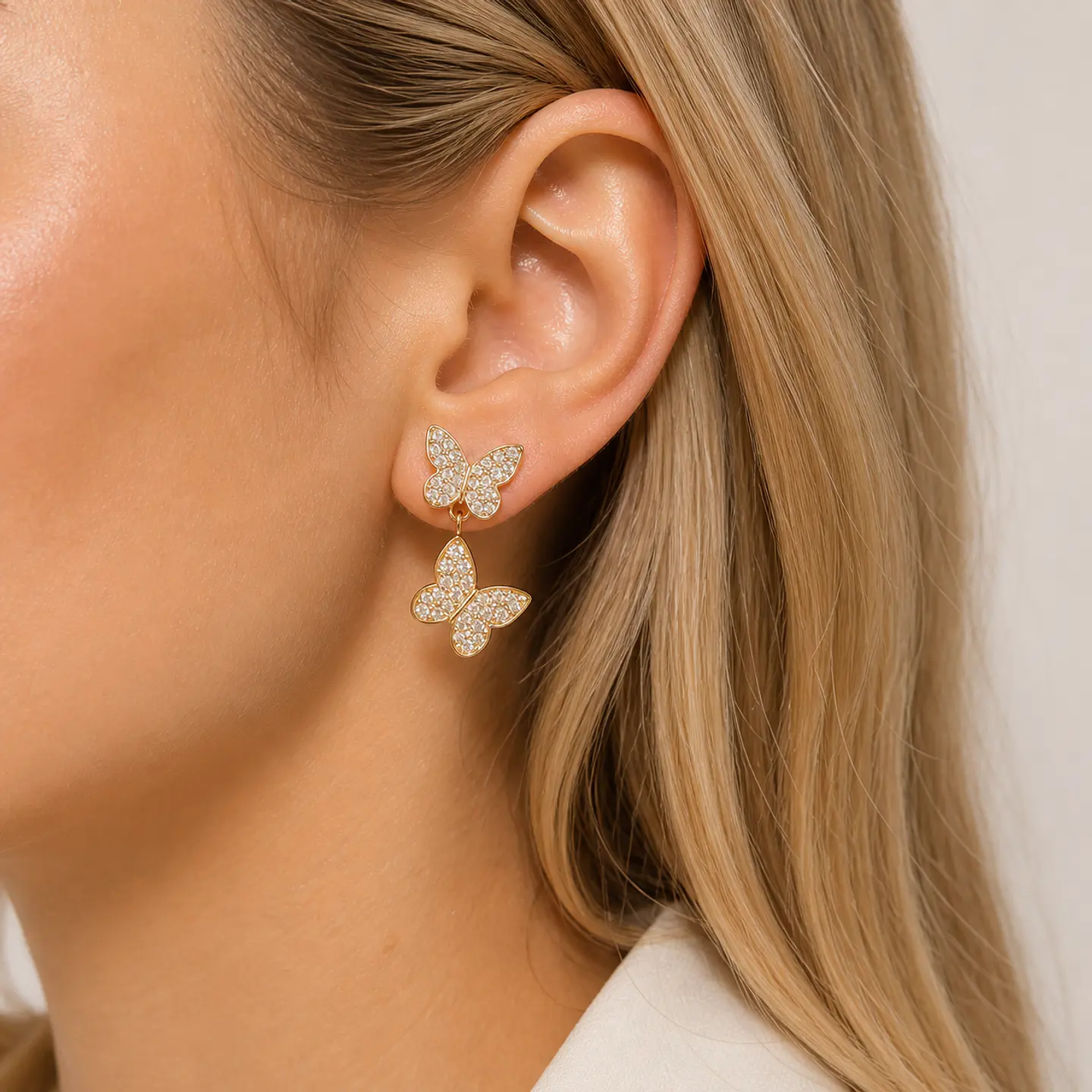 Aros mariposa largos 2