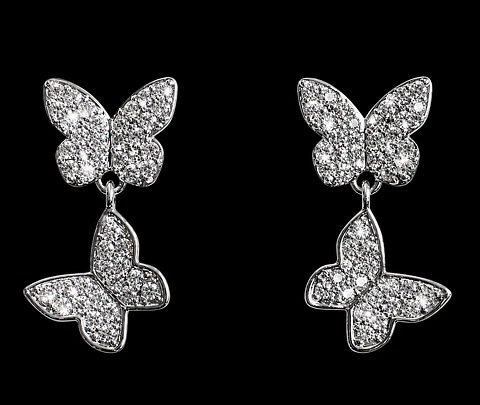 Aros mariposa largos