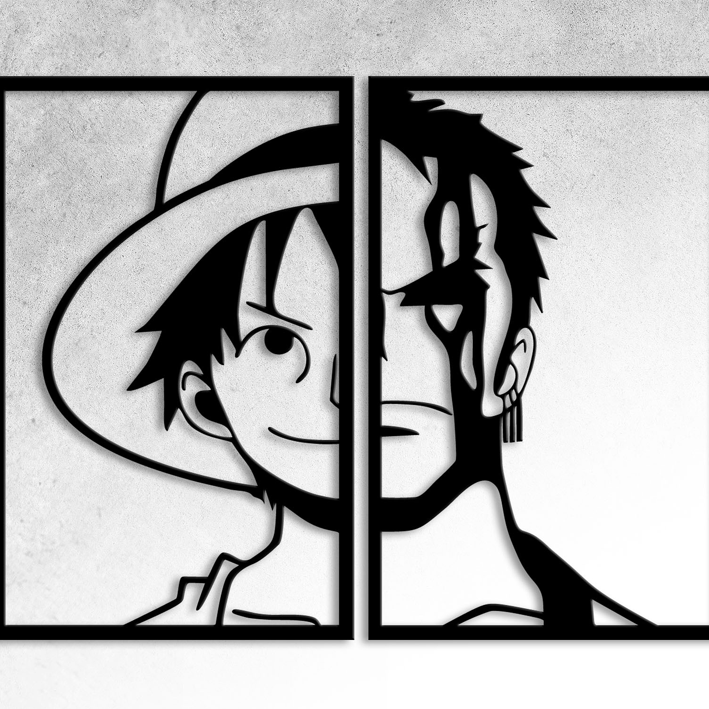 Luffy Zoro 1