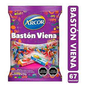CARAMELO FRUTAL BASTON VIENA 470grs.     (12)
