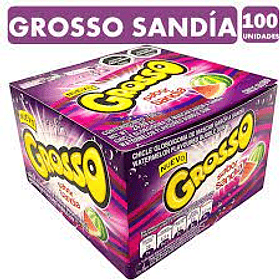 CHICLE GROSSO SANDIA x 100    (12)