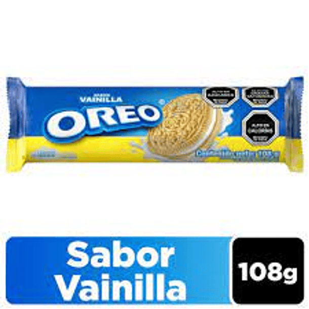 GALLETA OREO ROLLO VAINILLA 108grs. (30)          