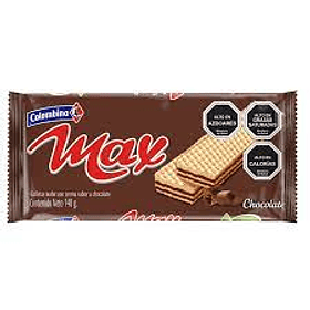 OBLEA MAX COLOMBINA CHOCOLATE 140g  (24)