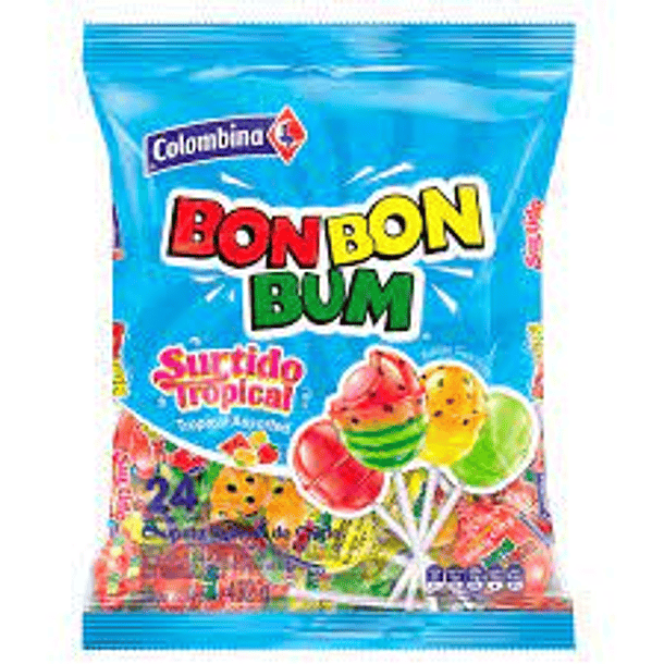 CHUPETE BBB SURTIDO TROPICAL x 24un.  (15)
