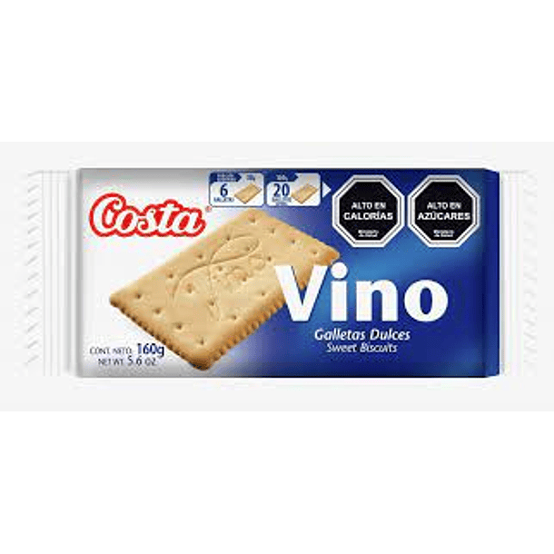 GALLETA COSTA VINO 160grs.      (32)      (P.60)