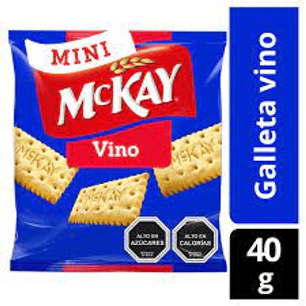 GALLETA MINI VINO MCKAY 40grs.      (42)