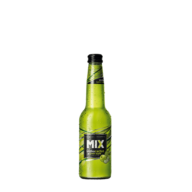 COCKTAIL MIX VODKA GREEN APPLE BOT.330cc.4ºG.L.(12