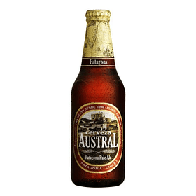 CERVEZA AUSTRAL PATAG.PALE ALE BOT.330cc.5ºG.L.x4u