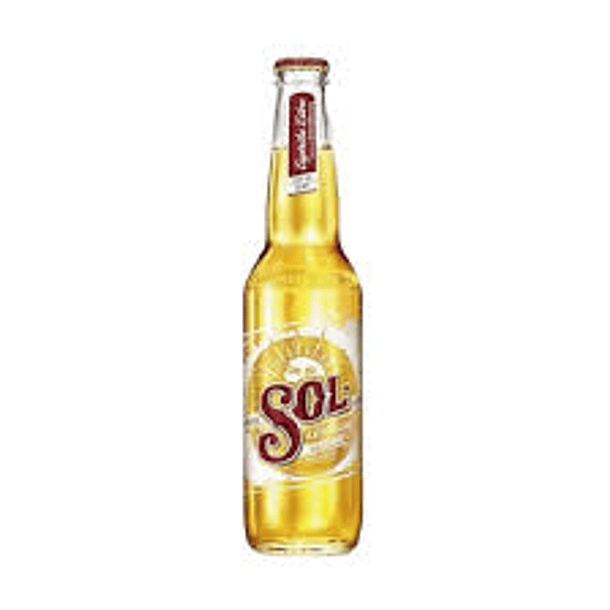 CERVEZA SOL BOTELLA 330cc.4,5º G.L.(CJ.x24)(DP.x6)