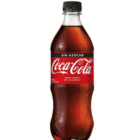 BEBIDA COCA COLA ZERO AZUCAR 591cc.x 6un.  (P.210)