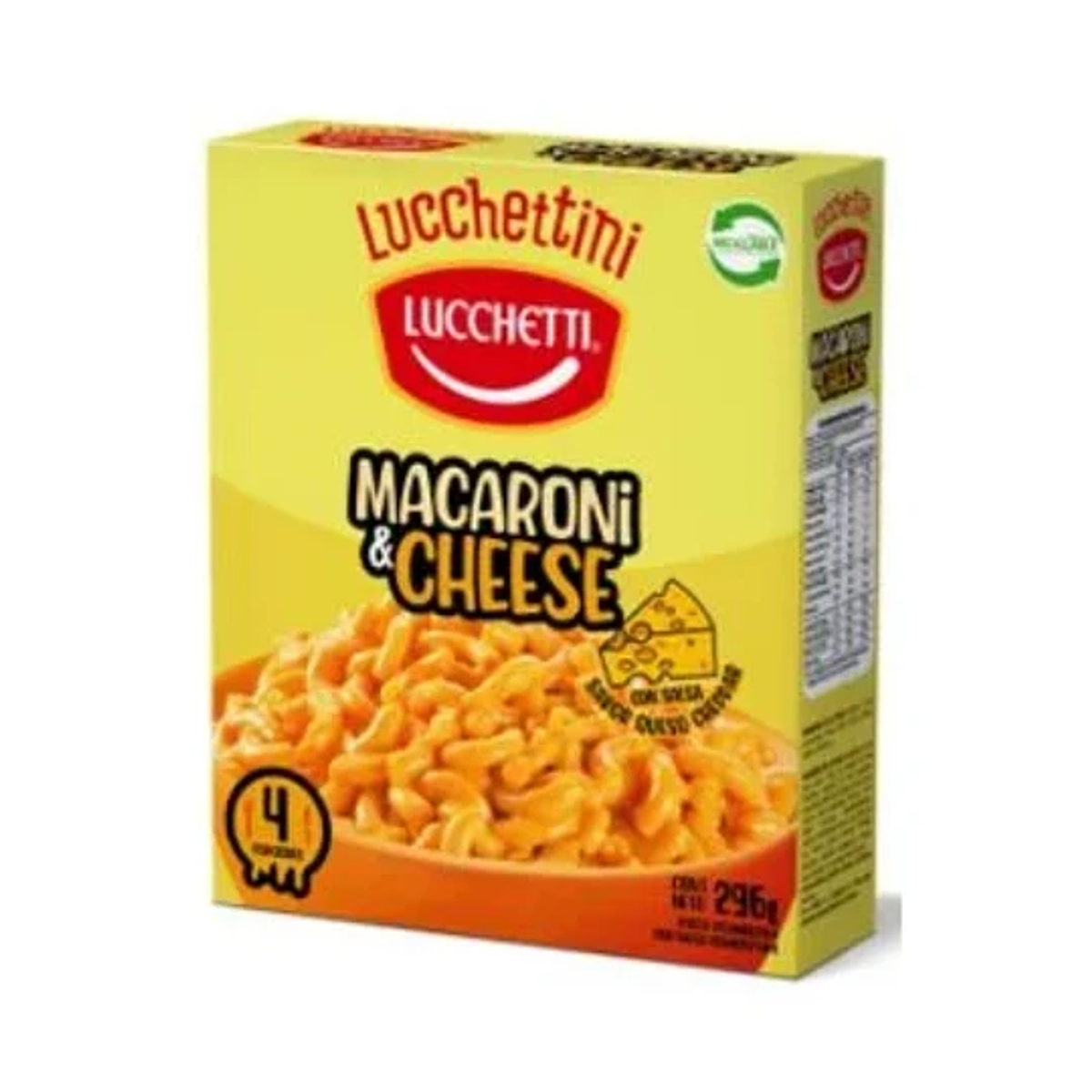 LUCCHETTI MACARONI & CHEESE 296grs. (20) GINO