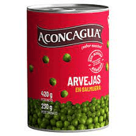 ARVEJAS ACONCAGUA 420grs.    (24)
