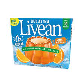 GELATINA LIVEAN NARANJA 20grs.  (15)