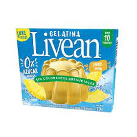 GELATINA LIVEAN PIÑA 20grs.  (15)