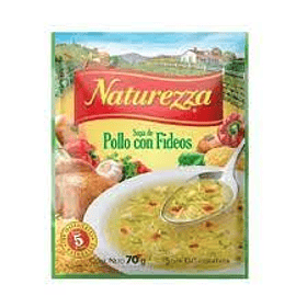 SOPA NATUREZZA POLLO C/FIDEOS (DP.x 18)