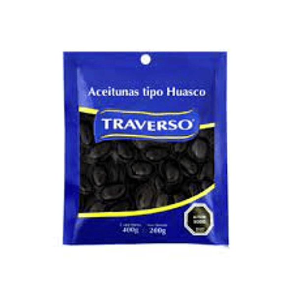 ACEITUNA HUASCO TRAVERSO 200grs.   (24)           