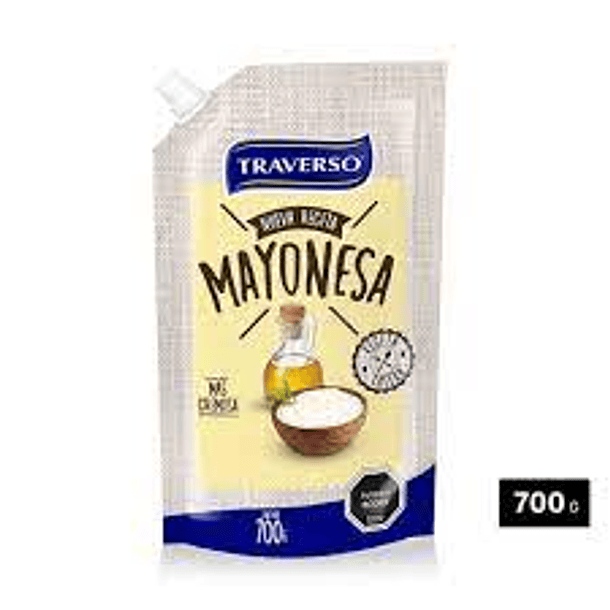 MAYONESA TRAVERSO DOYPACK 700g.     (12)