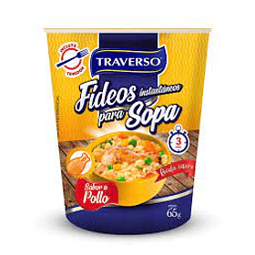 SOPA INST.SABOR POLLO TRAVERSO POTE 65grs. (12)   
