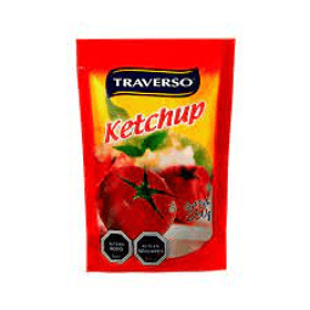 KETCHUP TRAVERSO DOYPACK 250g    (24)