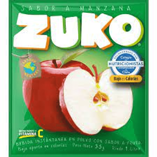 JUGOS ZUKO MANZANA x 10un. (16) (P 80)            
