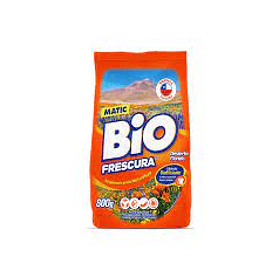 DETERG. BIOFRESCURA MATIC DESIERTO FLOR.800grs.(18